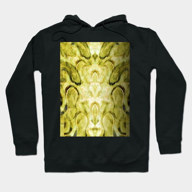 Heart Of Light Symmetric Pattern Hoodie by SpieklyArt